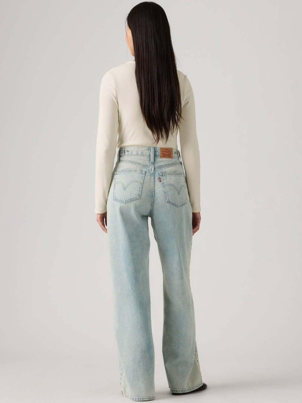 Levi's High-Rise Baggy Cinch Waist Wide-Leg Jeans - Picture 3 of 5